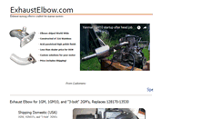 Desktop Screenshot of exhaustelbow.com